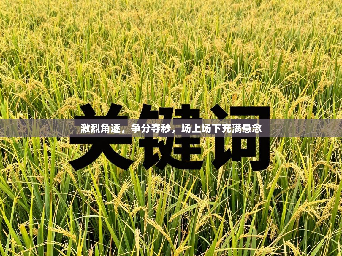 激烈角逐，争分夺秒，场上场下充满悬念  第1张